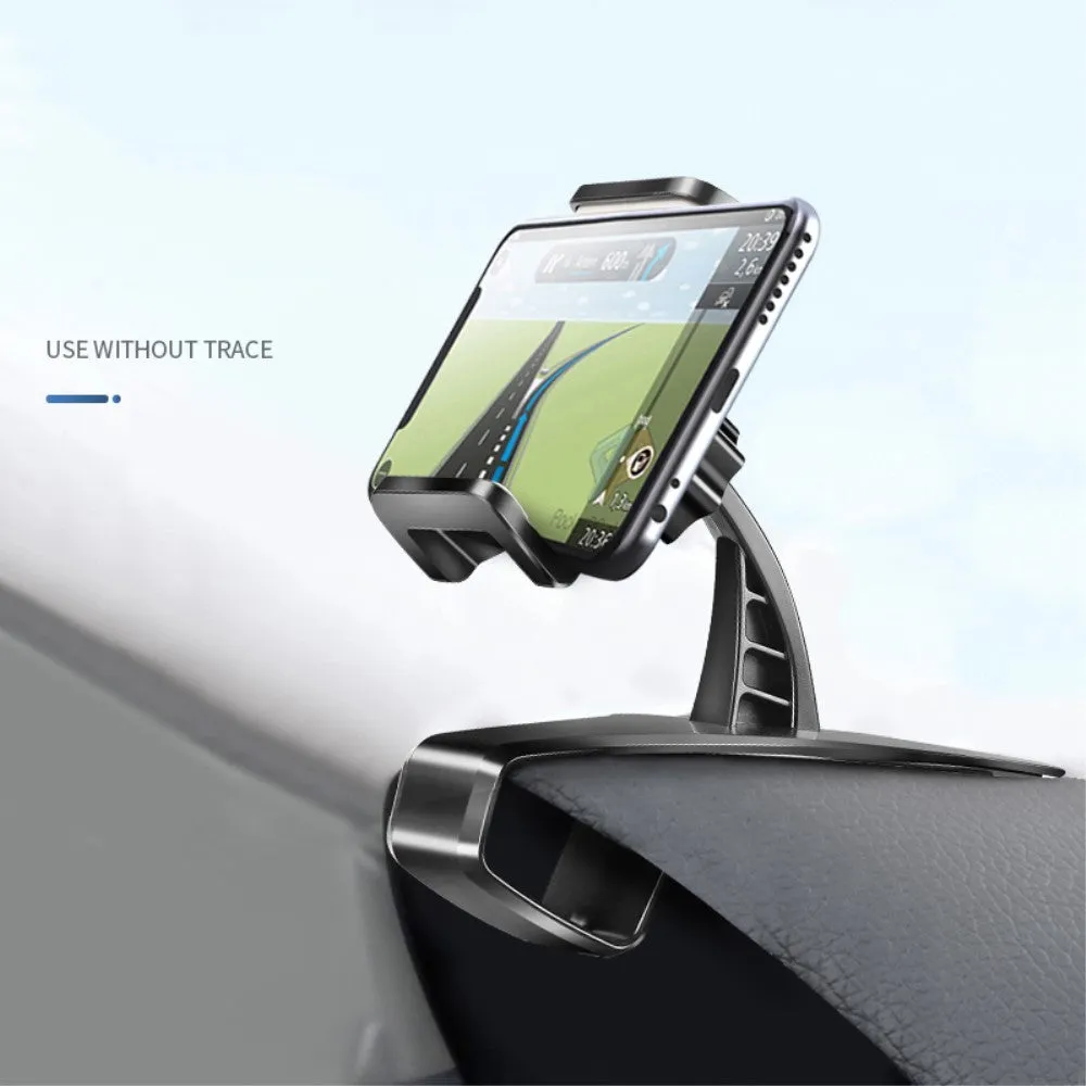 3 in 1 Car GPS Smartphone Holder: Dashboard / Visor Clamp   AC Grid Clip for Samsung Galaxy S8 Active - Black