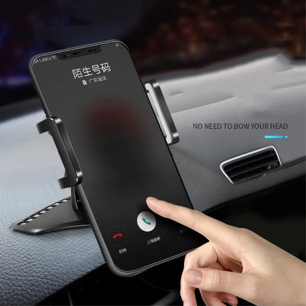 3 in 1 Car GPS Smartphone Holder: Dashboard / Visor Clamp   AC Grid Clip for Samsung Galaxy S8 Active - Black