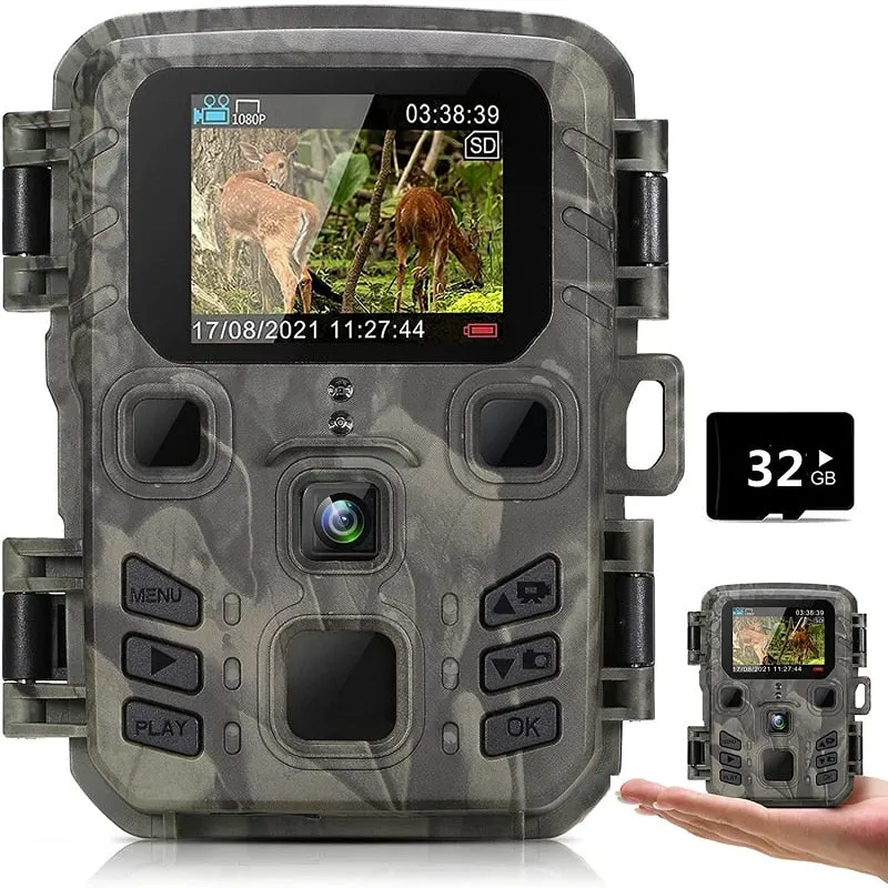 4K Mini Trail Camera With Front-Facing Screen