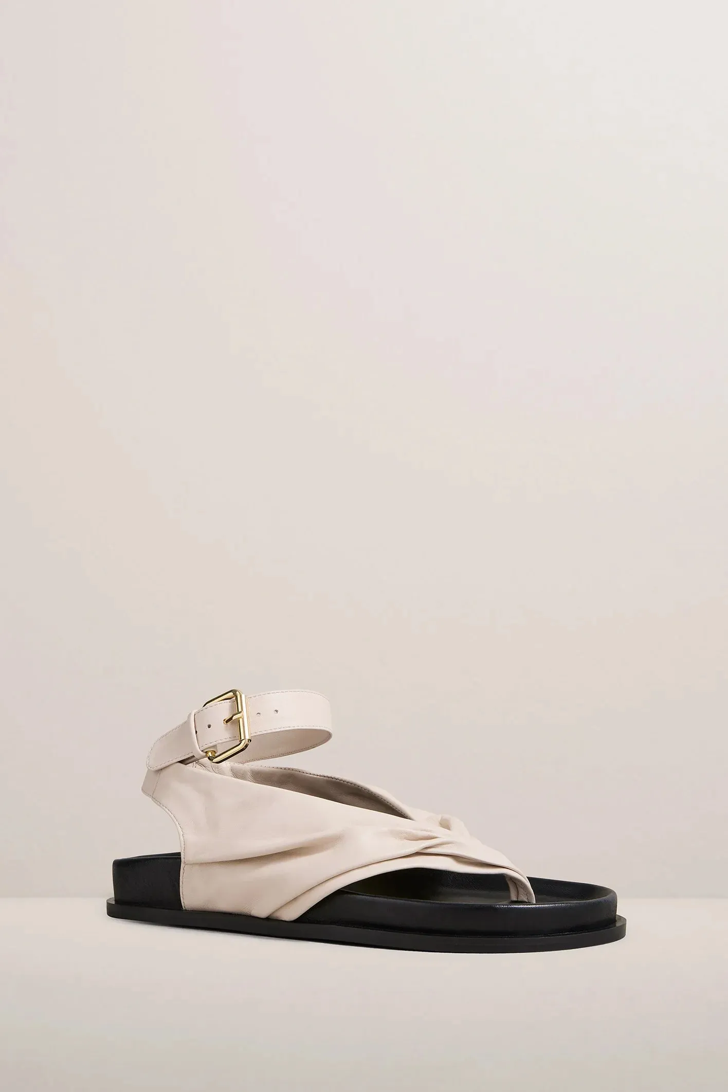 A Emery Mantei Sandal in Eggshell