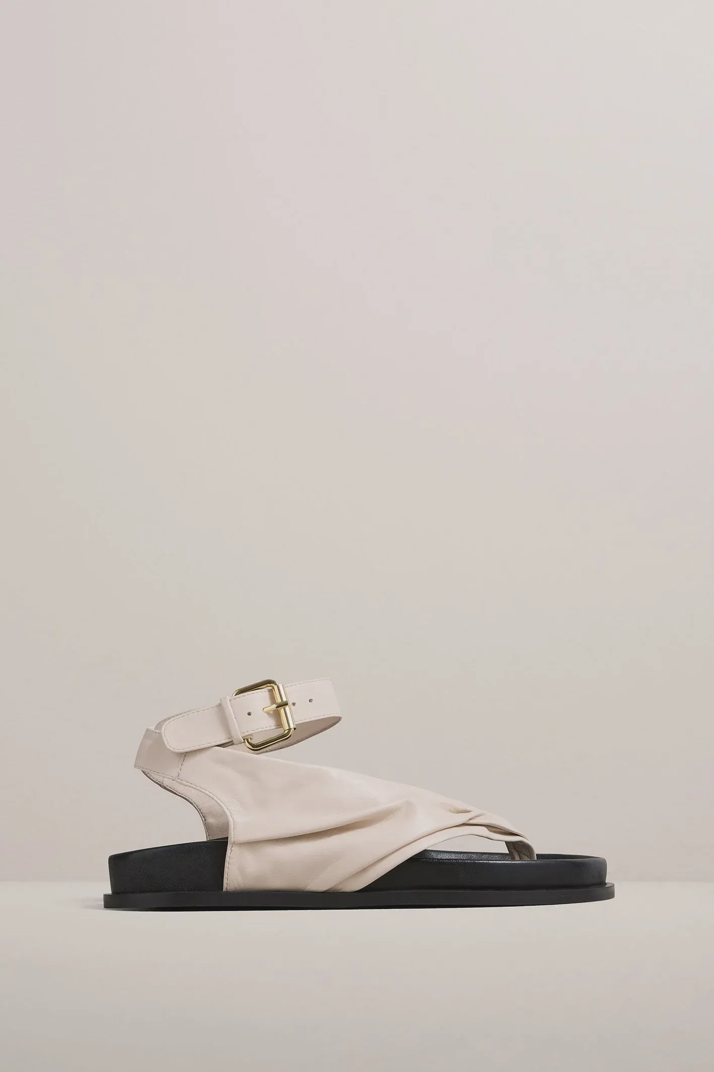 A Emery Mantei Sandal in Eggshell