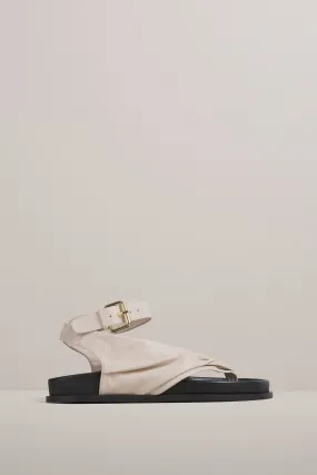 A Emery Mantei Sandal in Eggshell