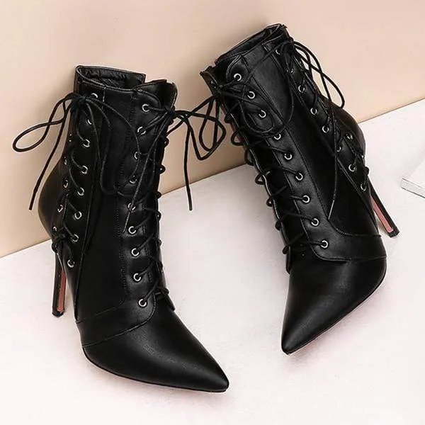 Bewitching Lace-Up Boots