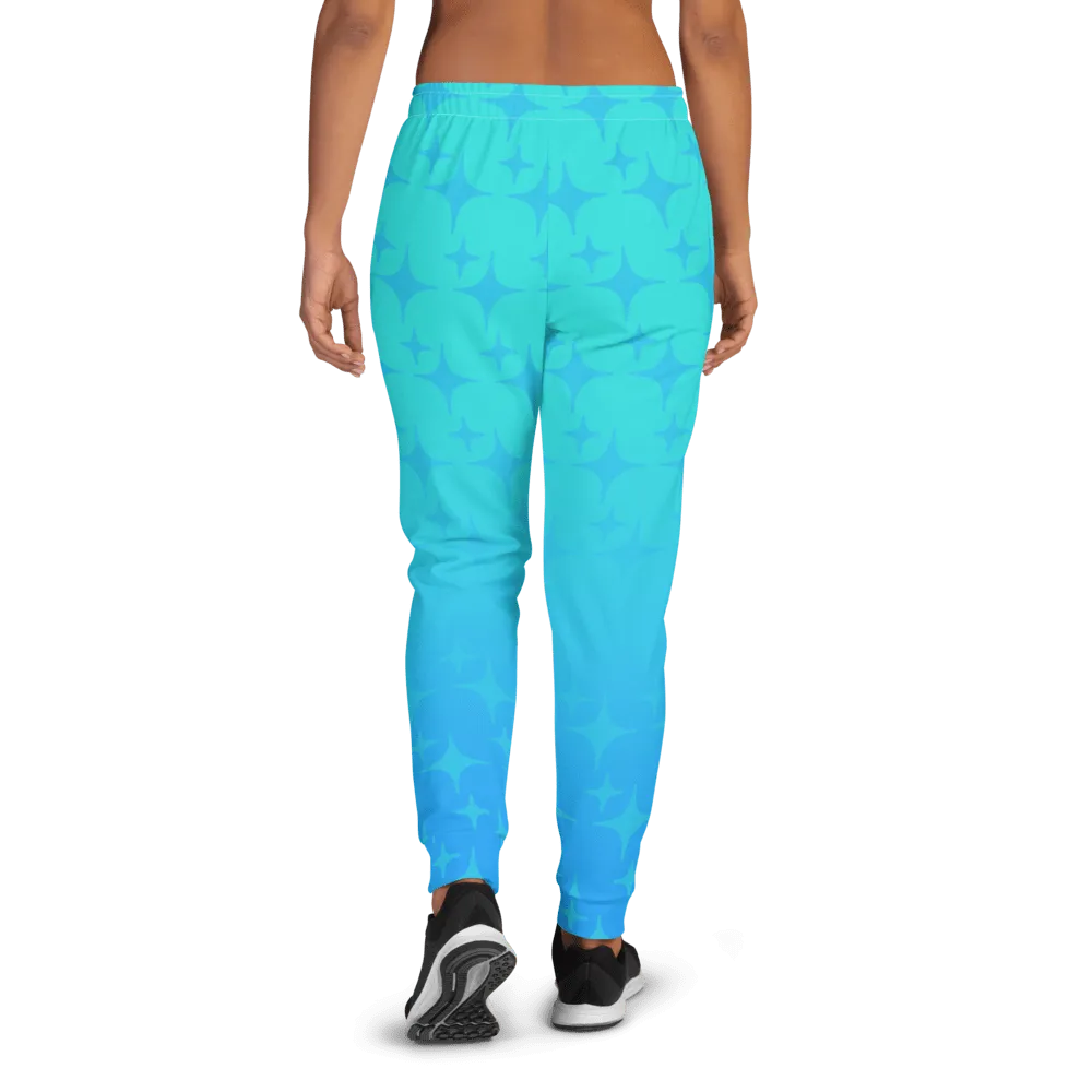 Blue Ghost Sparkle Joggers (Women's XS-3XL)