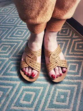 Delilah Sand Cut Out Sandals