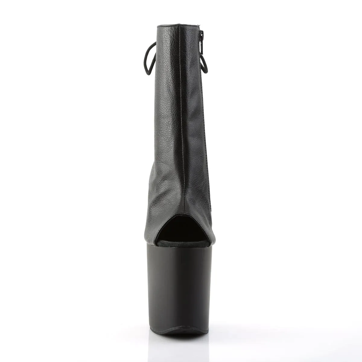 FLAMINGO-1018 Black Faux Leather/Black Matte