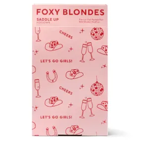 Foxy Blonde Foil Flat Box - Saddle Up 500 Sheets