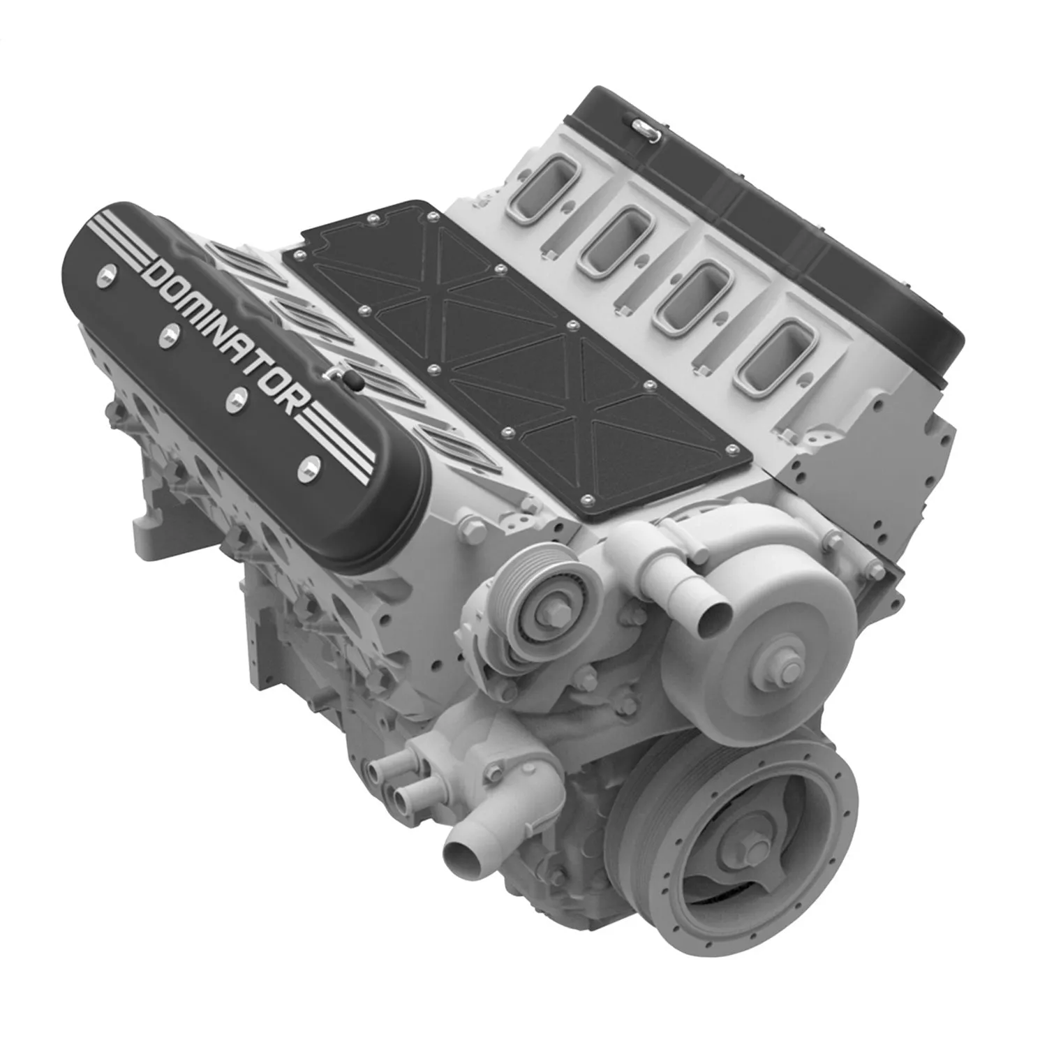 Holley LS Valley Cover - Trussed