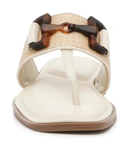 Horizon Flat Thong Sandal Natural/Bone