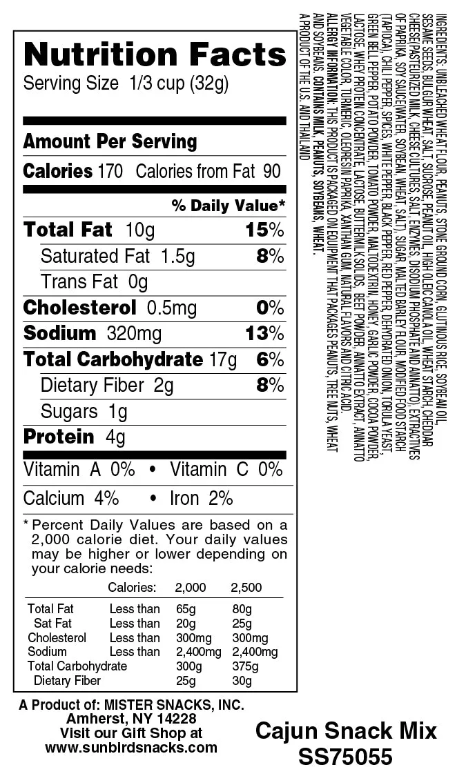 Hot Cajun Snack Mix.