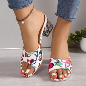 Vera | High Heel Slide Sandals Slingback Pump