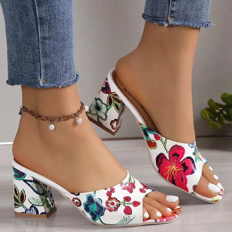 Vera | High Heel Slide Sandals Slingback Pump