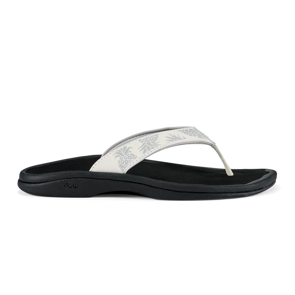 WOMENS OLUKAI OHANA BRIGHT WHITE / HUA