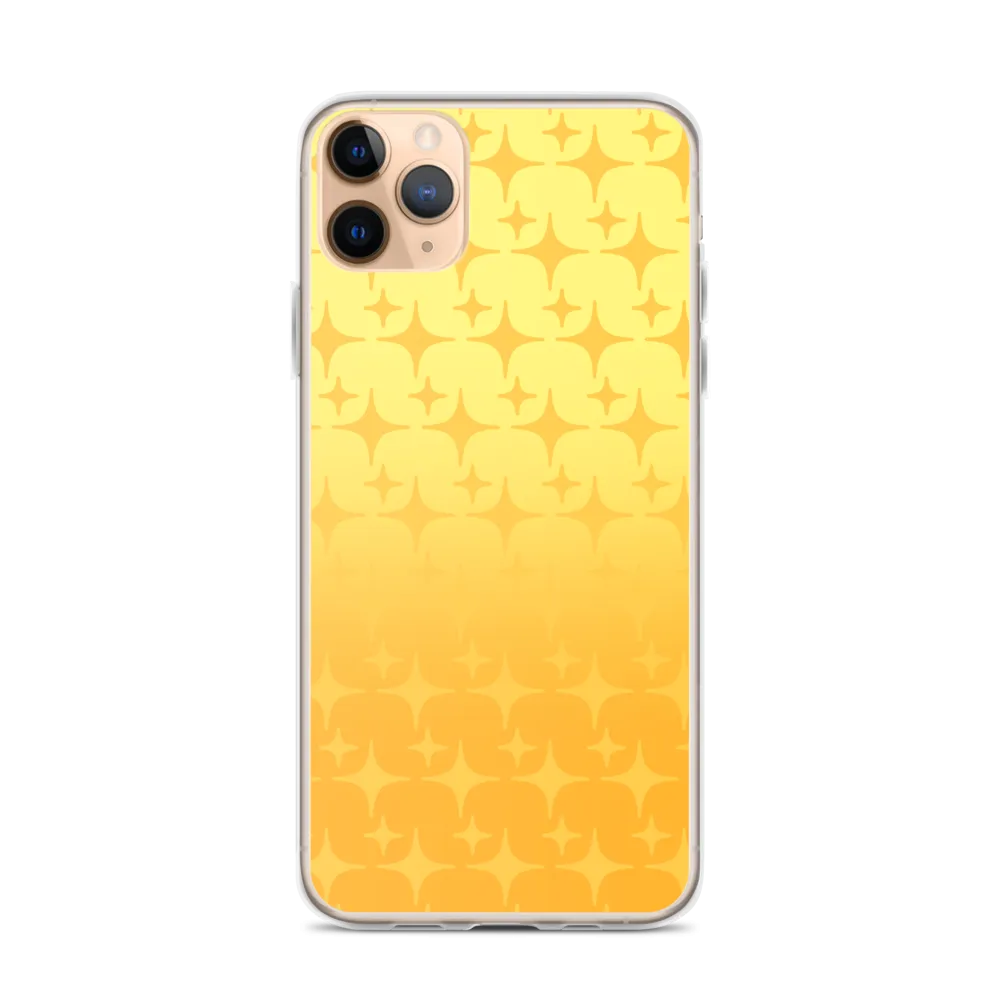 Yellow Ghost Sparkle Phone Case (iPhone 6/6S/6 Plus/6S Plus/7/8/7 Plus/8 Plus/X/XS/XR/XS Max/11/11 Pro/11 Pro Max/SE)